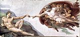 Michelangelo Buonarroti Wall Art - Creation of Adam